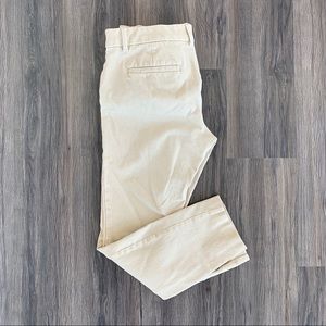 Khaki Stretch Skinny Ankle